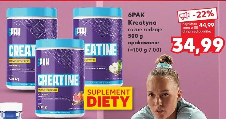 Kreatyna 6PAK promocja w Kaufland