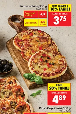 Pizza z salami promocja w Biedronka