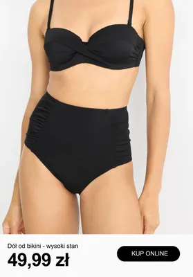 Dół od bikini wysoki stan C&A promocja w C&A