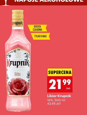 Likier Róża promocja w Biedronka