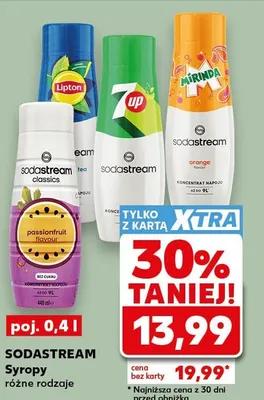 Syrop Sodastream Lipton promocja w Kaufland