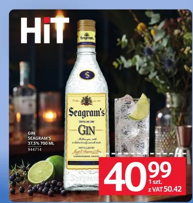 Gin Seagram's 37,5% promocja w Selgros