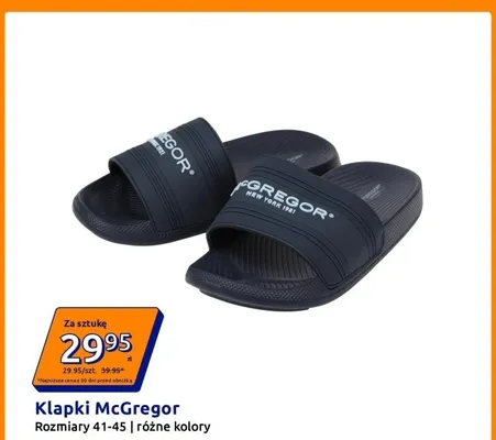 Klapki McGregor promocja w Action
