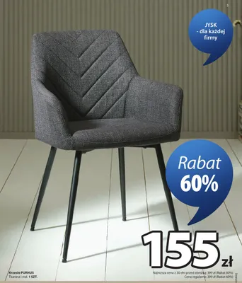 Krzesło Purhus promocja w Jysk