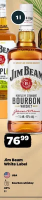 Bourbon whiskey Jim Beam White Label promocja w Netto