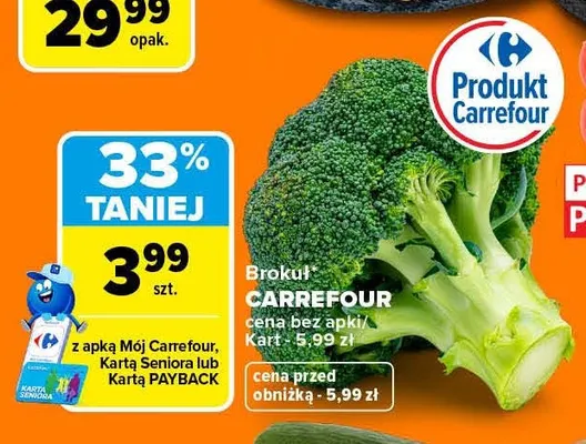 Brokuł Carrefour promocja w Carrefour Market