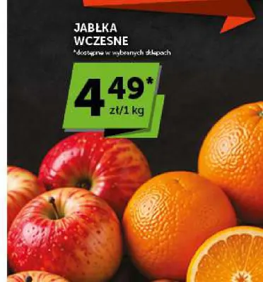 Jabłka wczesne promocja w Groszek