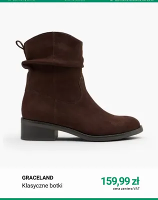 Klasyczne botki Graceland promocja w Deichmann