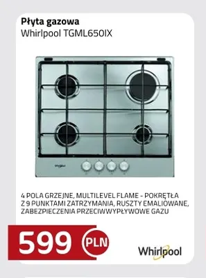 Płyta gazowa Whirlpool TGML650IX promocja w kakto.pl