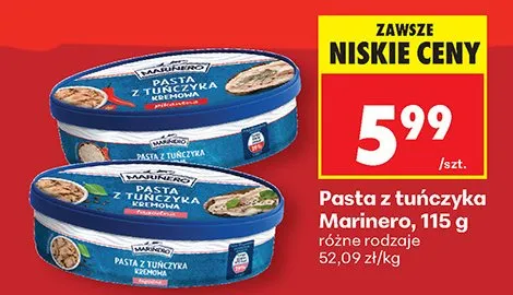 Pasta z tuńczyka promocja w Biedronka