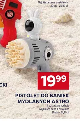 Pistolet do baniek mydlanych astro promocja w Stokrotka