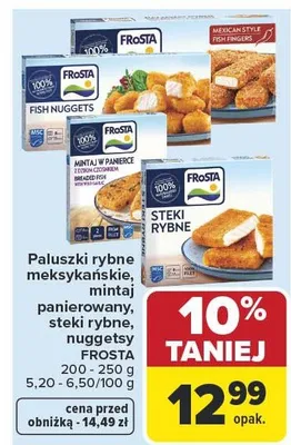Paluszki rybne meksykańskie FRoSTA promocja w Carrefour