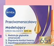 Krem na dzień przeciwzmarszczkowy modelujący Nivea SPF 30 65+ promocja w Biedronka