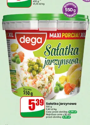 Sałatka jarzynowa Dega promocja w Dino