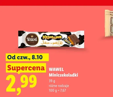 Miniczekoladki Wawel promocja w Lidl