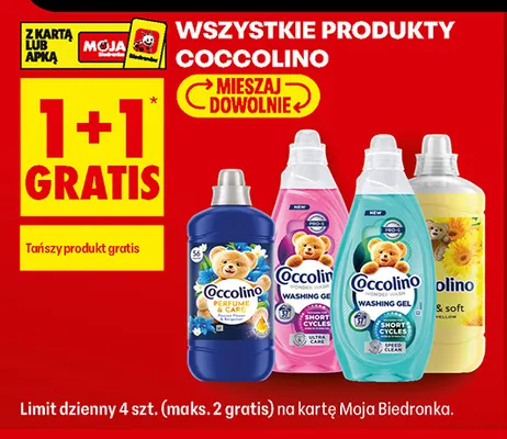 Produkty Coccolino promocja w Biedronka