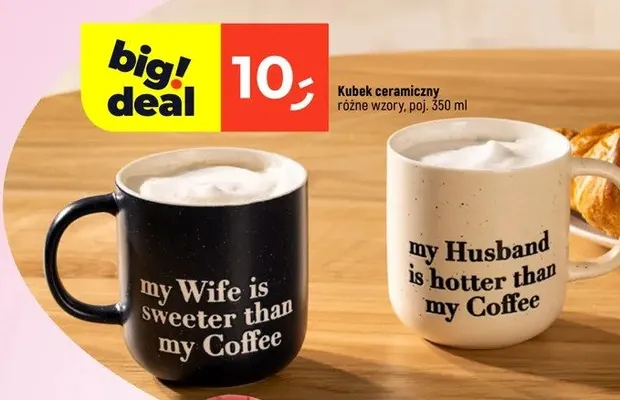 Kubek ceramiczny różne wzory promocja w Dealz