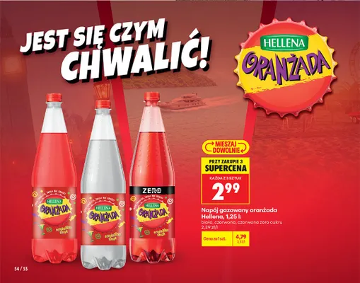 Oranżada czerwona promocja w Biedronka