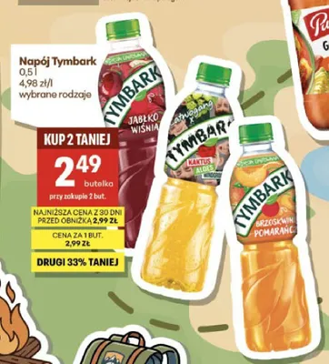 Napój Kaktus Aloes Winogrono Tymbark promocja w Delikatesy Centrum