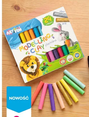 Plastelina Art & Fun 24 kolory promocja w Pepco