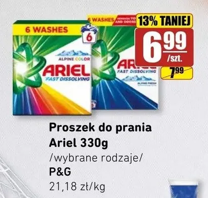 Proszek do prania Ariel Alpine Fresh promocja w API Market
