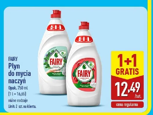 Płyn do mycia naczyń Fairy Pomegranate promocja w Aldi