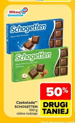 Czekolada Schogetten promocja w Carrefour Market