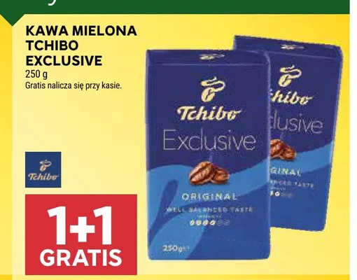 Kawa mielona Tchibo Exclusive promocja w Stokrotka