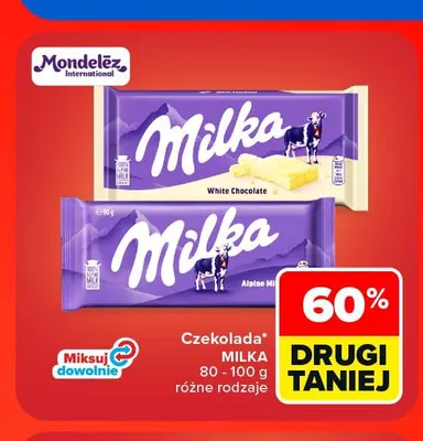 Czekolada Milka Alpine Milk promocja w Carrefour