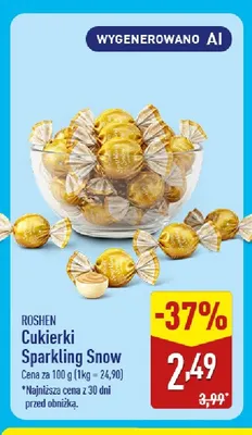 Cukierki Sparkling Snow Roshen promocja w Aldi