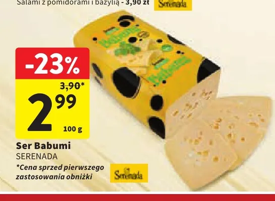 Ser Babumi Serenada promocja w Intermarche