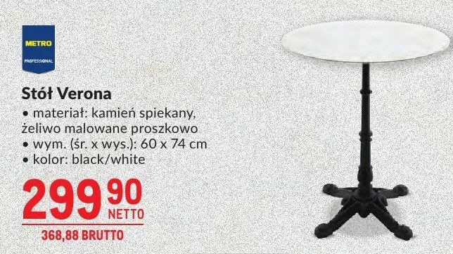 Stół Verona promocja w Makro
