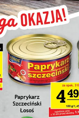 Paprykarz Szczeciński Łosoś promocja w Gram Market