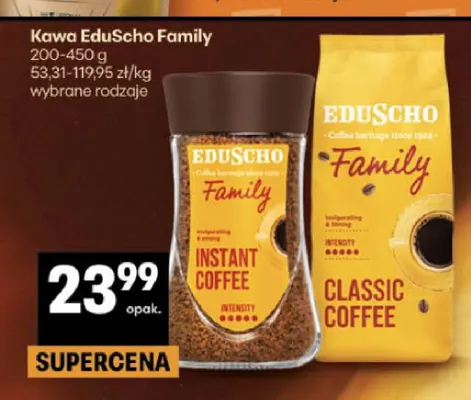 Kawa EduScho Family promocja w Delikatesy Centrum