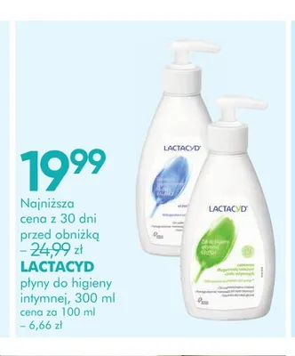 Płyn do higieny intymnej Lactacyd promocja w Super-Pharm