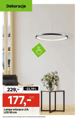 Lampa wisząca LEA LED 50 cm promocja w Leroy Merlin