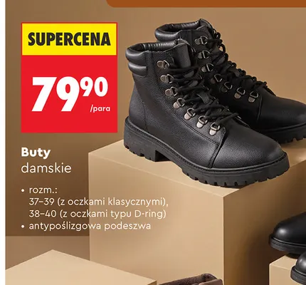 Buty damskie Clevé promocja w Biedronka