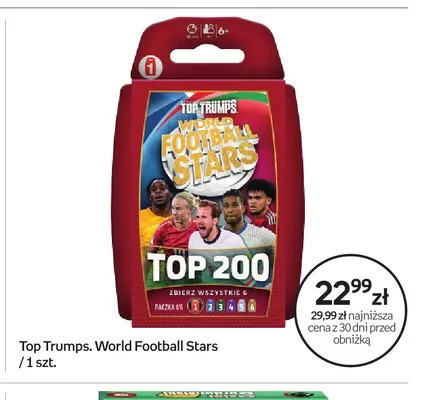 Gra Top Trumps World Football Stars promocja w Empik