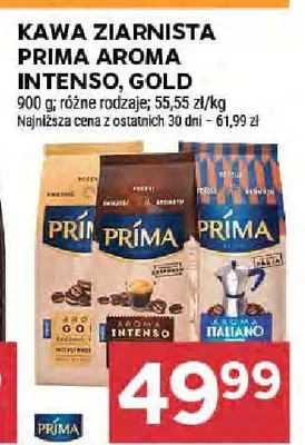 Kawa ziarnista prima aroma intenso gold promocja w Stokrotka