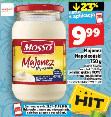 Majonez Napoleoński promocja w TOPAZ