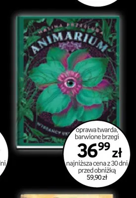 Książka Animarium oprawa twarda barwione brzegi promocja w Empik