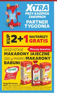 Makarony jajeczne Makarony Babuni promocja w Kaufland