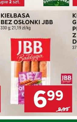 Kiełbasa bez osłonki JBB promocja w Stokrotka