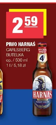 Piwo Harnaś Jasne Pełne promocja w SPAR