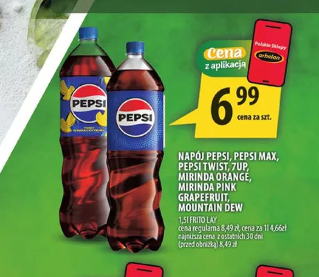 Napój gazowany Pepsi Max promocja w Arhelan