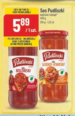 Sos słodko-kwaśny Pudliszki promocja w POLOmarket
