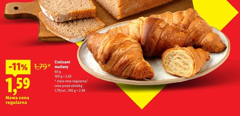 Croissant maślany promocja w Lidl