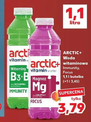 Woda witaminowa Arctic+ Immunity promocja w Kaufland