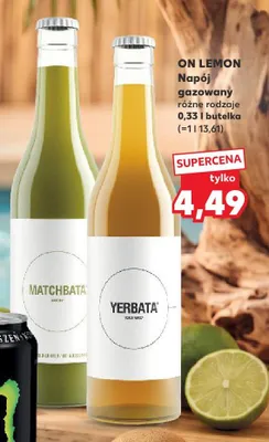 Napój gazowany On Lemon Matchbata promocja w Kaufland