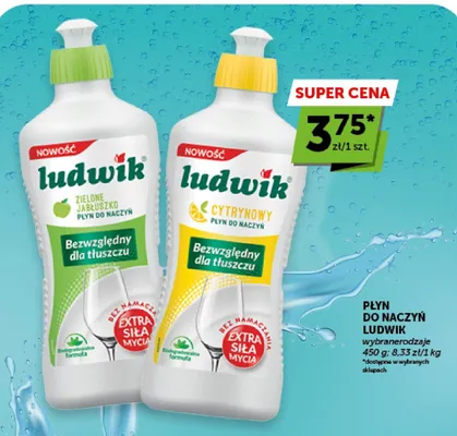 Płyń do naczyń Ludwik Cytrynowy promocja w Euro Sklep